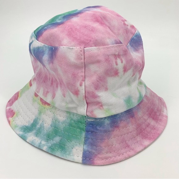 Ardene Tie Dye Yin & Yang Bucket Hat and Faded Black Denim Bucket Hat, One Size - Picture 7 of 16